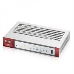 Zyxel Межсетевой экран VPN50, 2xWAN GE (RJ-45 и SFP), 4xLAN/DMZ GE, USB3.0, AP Controller (4/36) c пониженным шифрованием, включена подписка фильтрации контента на один год и Geo IP, до 20 пользовател
