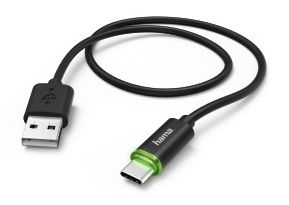 Кабель Hama 00178335 USB Type-C (m) USB A (m) 1м черный