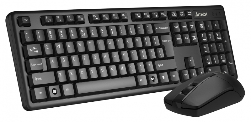Клавиатура + мышь A4Tech 3330N, черный