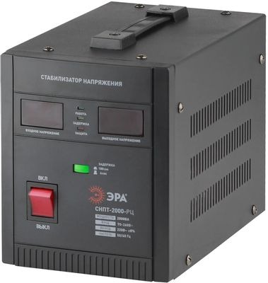 Стабилизатор напряжения Эра СНПТ-2000-РЦ [б0035296], черный
