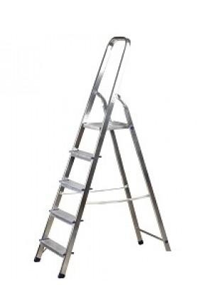 FIT РОС Лестница-стремянка алюминиевая, 5 ступеней, вес 3,6 кг [65343]