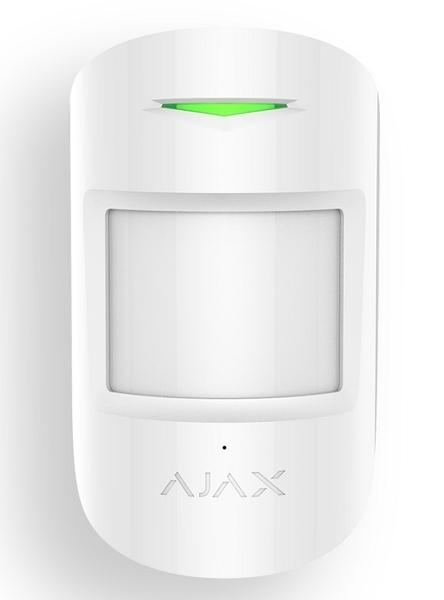AJAX 7170.06.WH1 Датчик движения и разбития Ajax, белый