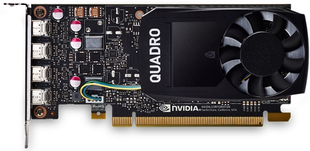 Видеокарта PNY NVIDIA Quadro P620 2Gb (VCQP620DVIV2BLK-1)