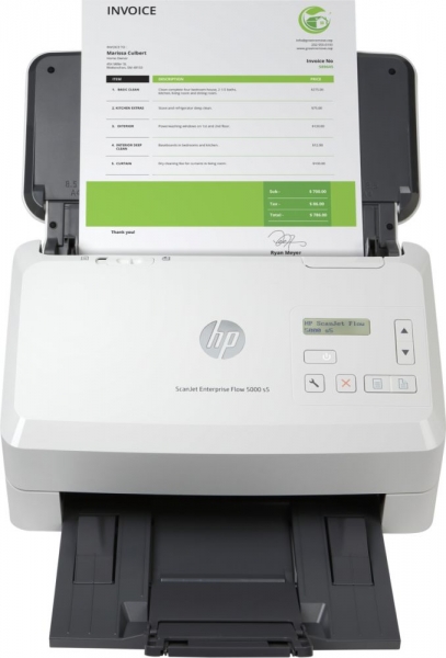 Сканер HP Scanjet Enterprise Flow 5000 s5, белый (6FW09A)
