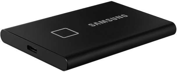 Внешний SSD накопитель Samsung T7 Touch 1Tb (MU-PC1T0K/WW)