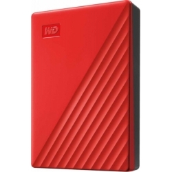 Внешний жесткий диск WD My Passport 4Tb, красный (WDBPKJ0040BRD-WESN)