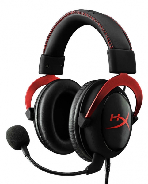 Наушники с микрофоном HyperX Cloud II Red черный/красный мониторы оголовье (KHX-HSCP-RD)
