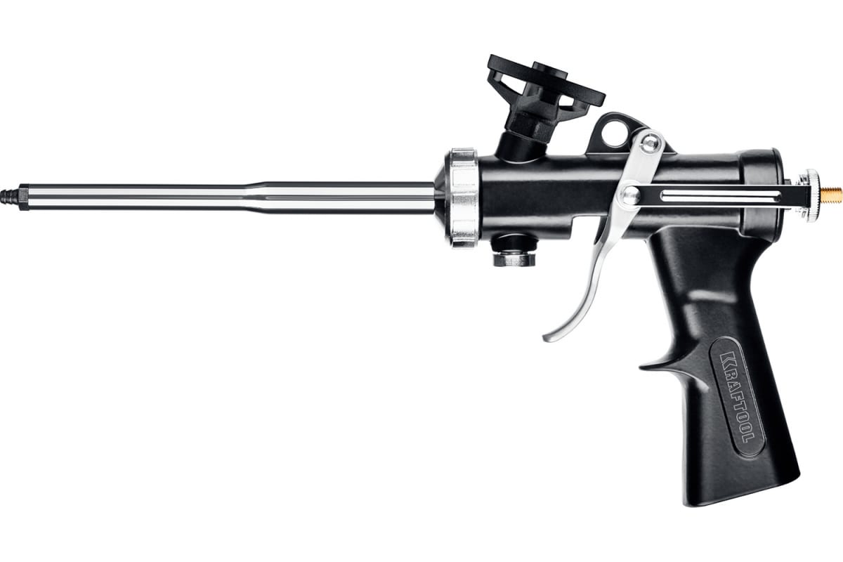 Цельнометаллический пистолет для монтажной пены KRAFTOOL Grand 06853