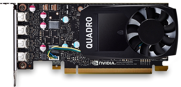 Видеокарта PNY Nvidia Quadro P620 2GB (VCQP620V2-BLK), OEM