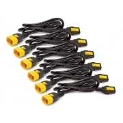 Power Cord Kit (6 ps), Locking, IEC 320 C13 to IEC 320 C14, 10A, 208/230V, 1,2 m (repl. AP8704S)