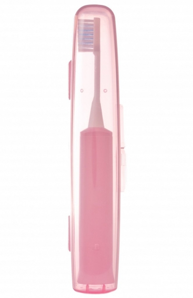 Ионная зубная щетка Hapica Minus ion case DBM-5P, розовая