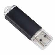 USB флешка Perfeo E01 64GB, черный (PF-E01B064ES)