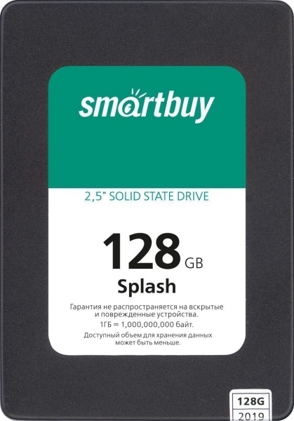 SSD накопитель Smartbuy Splash 128Gb (SBSSD128SPL25S3)