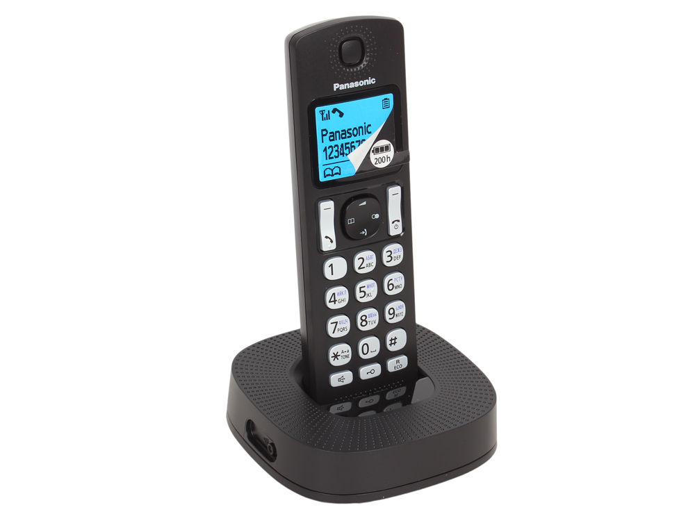 Телефон DECT Panasonic KX-TGC310RU1, черный