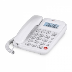 Телефон проводной TEXET TX-250, белый