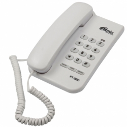 Проводной телефон RITMIX RT-320, белый