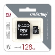 Карта памяти MicroSDXC Smart buy 128Gb (SB128GBSDCL10-01)