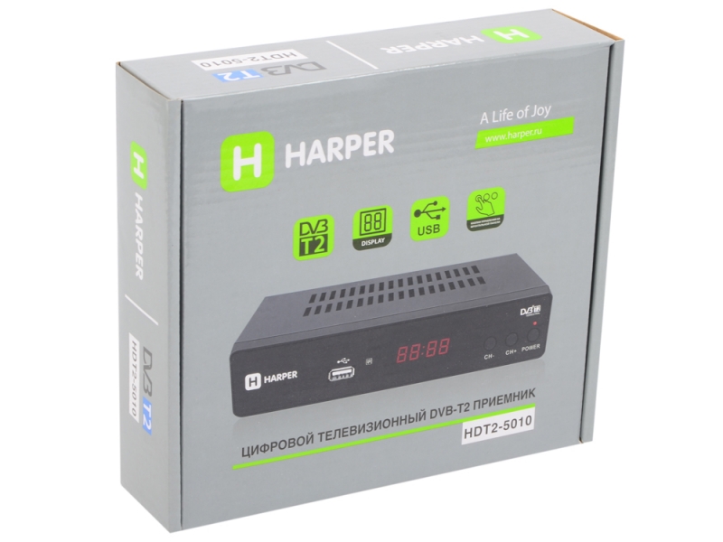 Ресивер DVB-T2 HARPER HDT2-5010