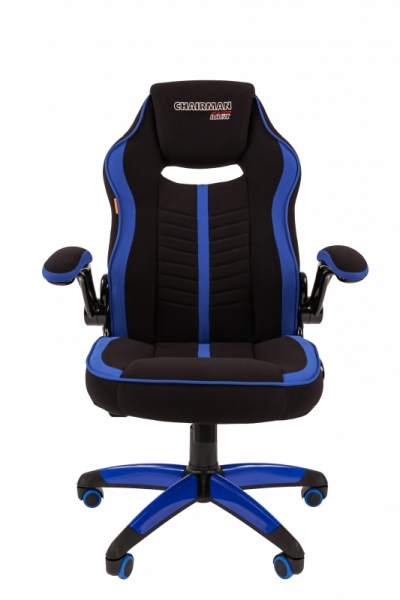 Кресло игровое Chairman game 19, черный/синий (7060631)
