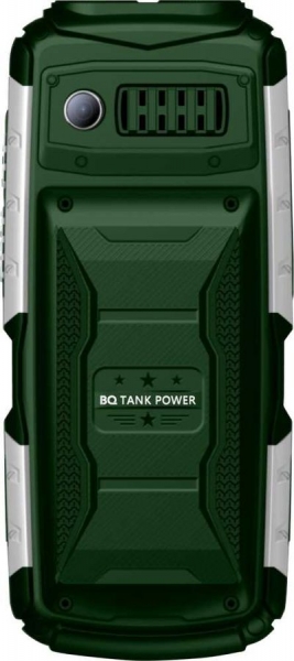Мобильный телефон BQ 2430 Tank Power, зелено-серебристый (85955789)