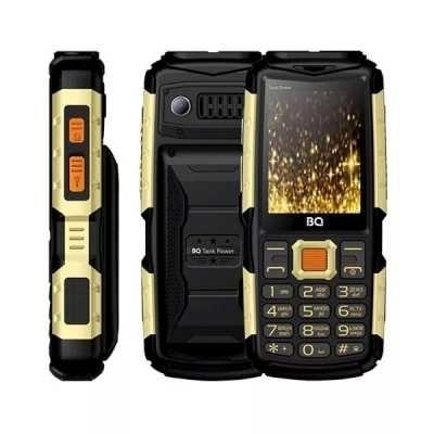 Мобильный телефон BQ 2430 Tank Power, Чёрный+Золотой (85955785)