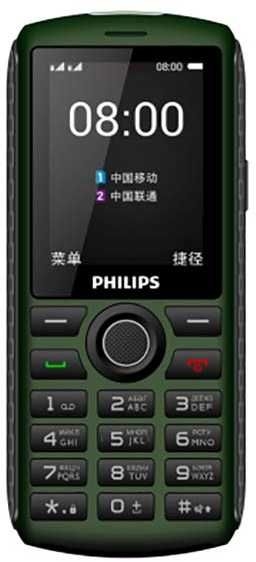 Телефон Philips E218 Xenium Green