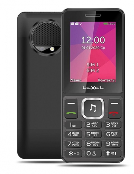  Мобильный телефон TEXET TM-301 черный