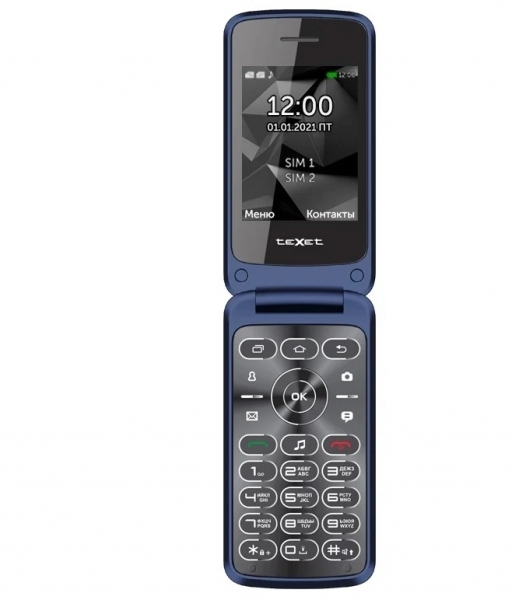 Мобильный телефон TEXET 408-ТМ синий