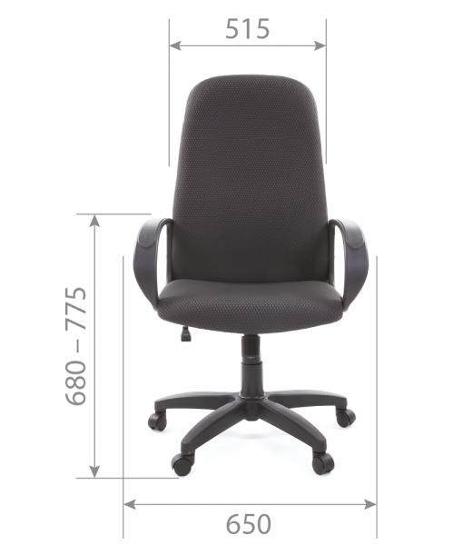 Офисное кресло Chairman 279 JP15-1 черно-серый (1138104)