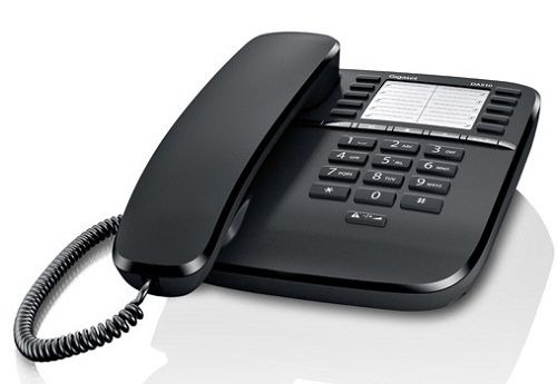 Телефон проводной Gigaset DA510, черный