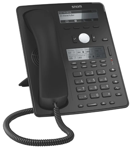 SNOM Global 745 Desk Telephone Black