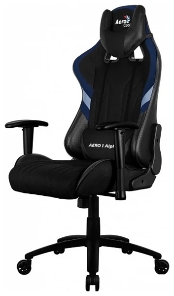 Кресло игровое Aerocool AERO 1 Alpha, черно-синий