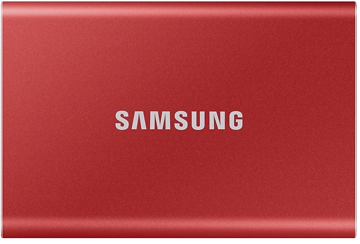 Внешний SSD накопитель Samsung T7 Touch 500Gb, красный (MU-PC500R/WW)