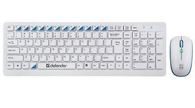 Клавиатура и мышь Defender Skyline 895 Nano White USB (45895)