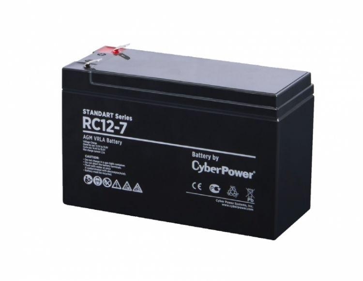 CyberPower Аккумуляторная батарея SS RС 12-7 / 12 В 7 Ач