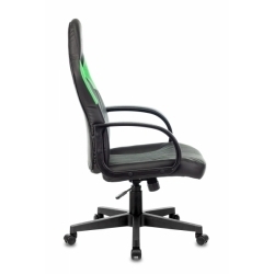 Кресло игровое ZOMBIE RUNNER черный/зеленый (1456782)