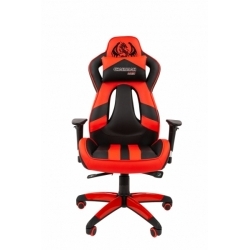 Кресло игровое Chairman game 25, черный/красный (7054931)