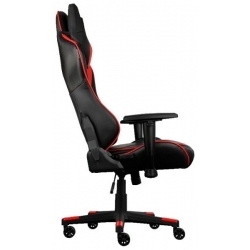 Кресло для геймера Aerocool AC220 AIR-BR, черно-красное, с перфорацией, до 150 кг, размер 66х63х125/133 см