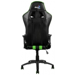 Компьютерное кресло AeroCool AC120 AIR-BG черный/зеленый