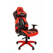 Кресло игровое Chairman game 25, черный/красный (7054931)