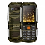 Мобильный телефон BQ 2430 Tank Power, камуфляжно-серебристый (85955788)