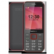 Мобильный телефон TEXET TM-302, черный-красный