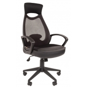 Офисное кресло Chairman    840 Россия черный пластик  TW-01 черный