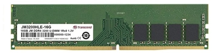 Оперативная память 16 GB 1 шт. Transcend JetRam JM3200HLE-16G