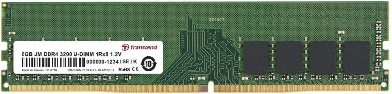 Оперативная память Transcend DDR4 8Gb 3200MHz (JM3200HLG-8G)
