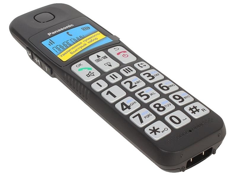 Р/телефон Panasonic KX-TGE110RUB (черный)