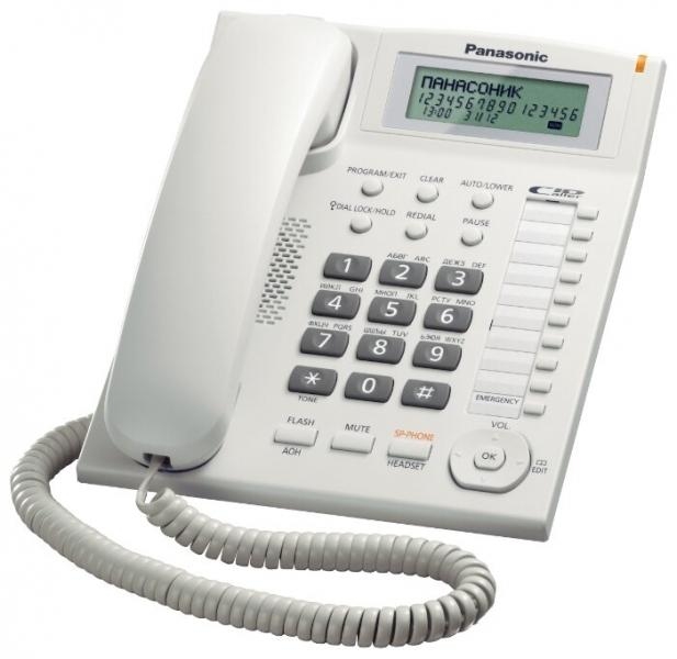 Телефон Panasonic KX-TS2388RUW (белый)