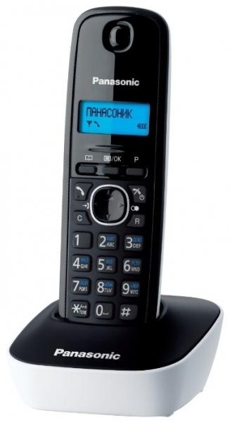 Р/телефон Panasonic KX-TG1611RUW (черный/белый)