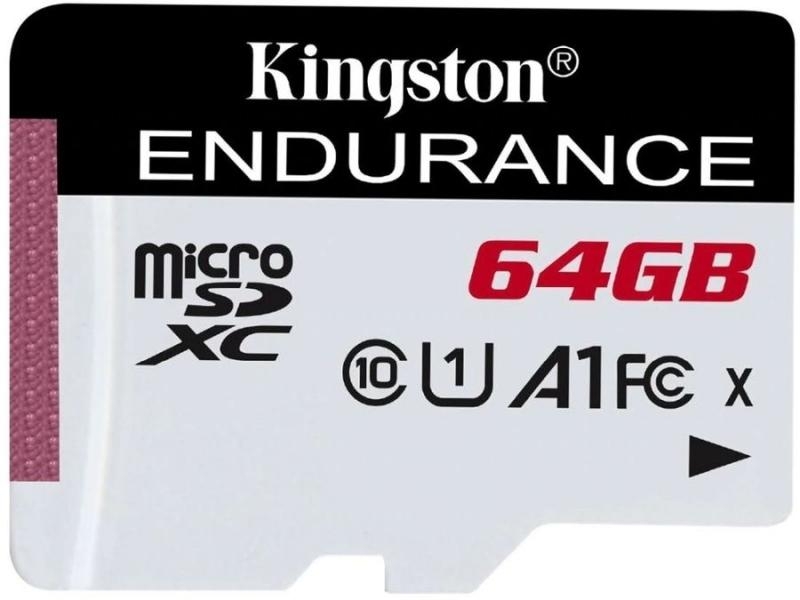 Флеш карта microSD 64GB Kingston microSDНC Class 10 A1 UHS-I Endurance 95R/30W  Card Only