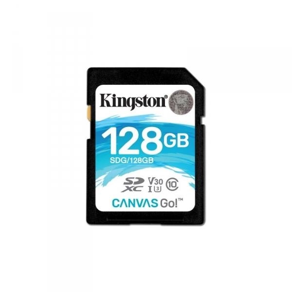 Флеш карта SD 128GB Kingston SDXC Class 10 UHS-I U3 V30 Canvas Go 45MB/s